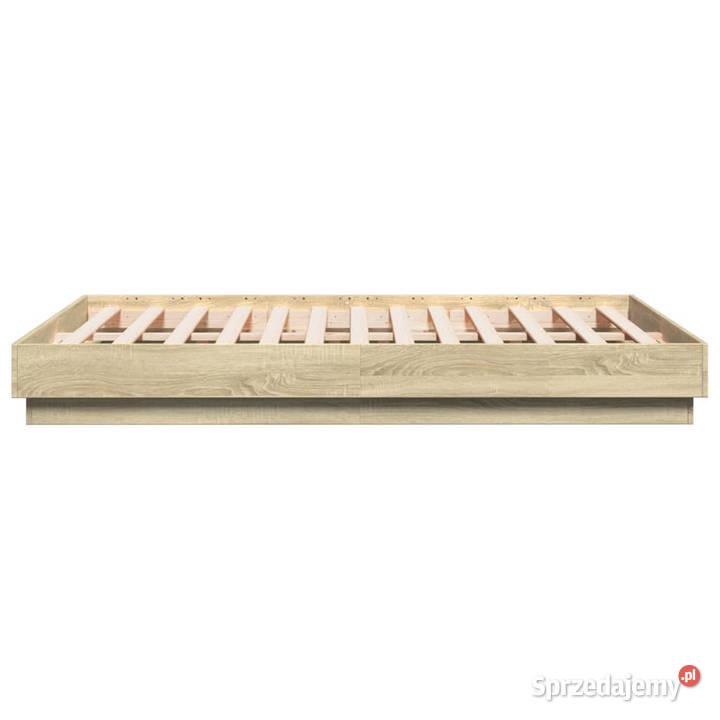 Rama łóżka z oświetleniem LED dąb sonoma 135x190 Warszawa sprzedam