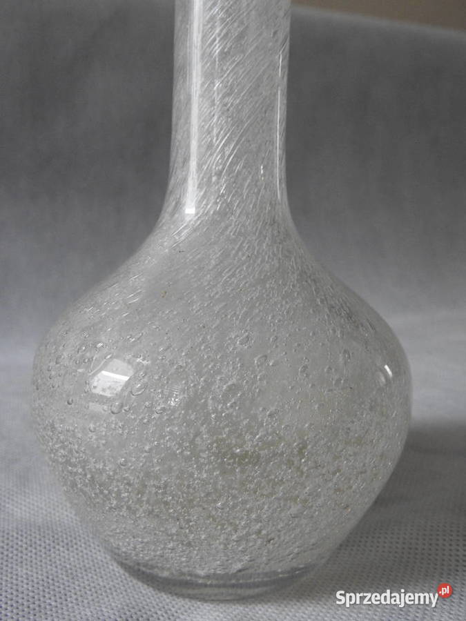 Wazonik ze szkła artystycznego z bąbelkami Inowrocław