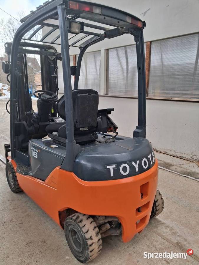 Wózek widłowy elektryczny Toyota 8FBMT16 triplex małopolskie Szczawnica sprzedam