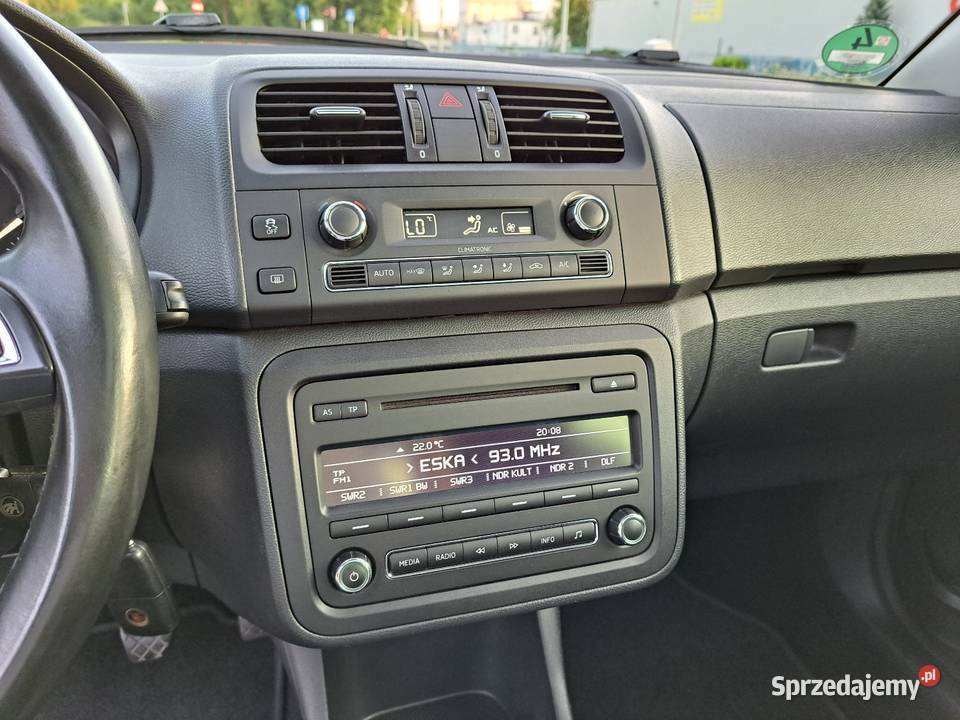 Skoda Roomster 12 TSI Panorama Alu Klimatronik przyciemniane szyby Koziegłowy sprzedam