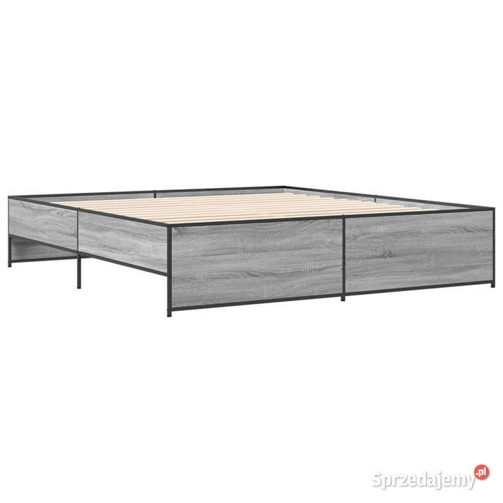 Rama łóżka szary dąb sonoma 200x200 WM3279870 40cm Warszawa