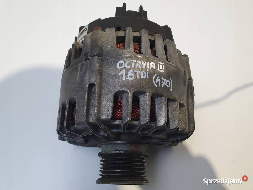ALTERNATOR VW Golf VI A3 8P Octavia II 16 TDI lubelskie Chełm