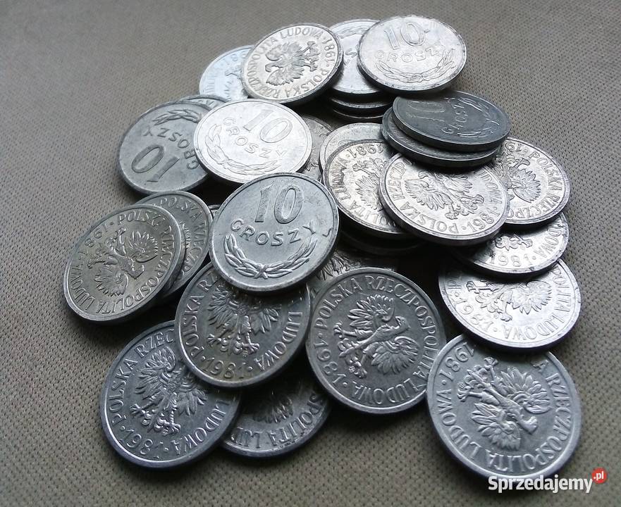 POLSKA10 GROSZY1981 r zzmAL30 SZTUK Legionowo