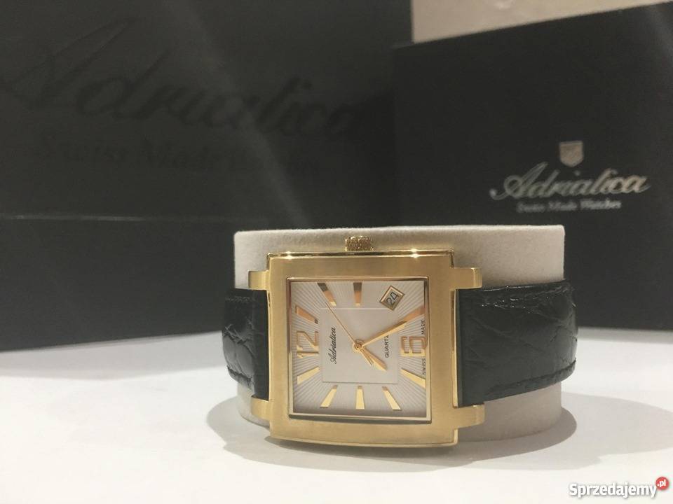 Elegancki męski zegarek ADRIATICA NOWY KOMPLET Zegarki Katowice
