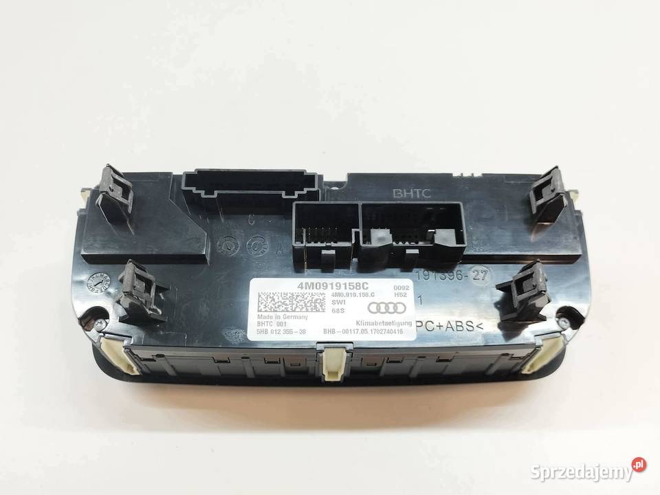 PANEL NAWIEWU AC TYŁ 4M0919158C Audi Q7 II Części samochodowe