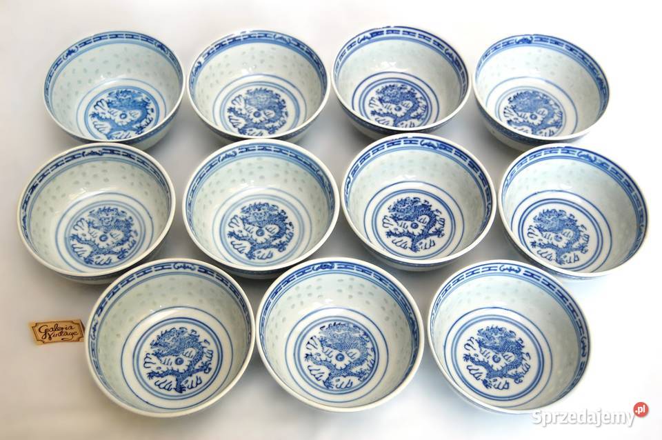Chińska porcelanowa miska 11 porcelana ryżowa