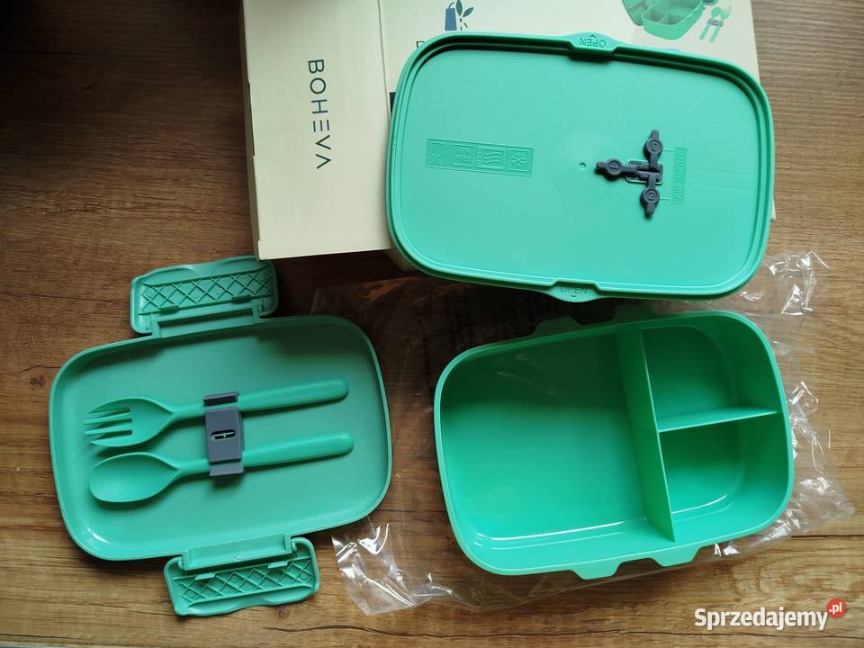 Lunch Box pojemnik sniadaniowy zielony DINO Nowy Oświęcim