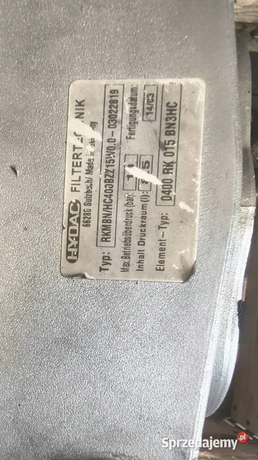 Zbiornik Oleju Hydraulicznego HC400 RK15 świętokrzyskie Staszów