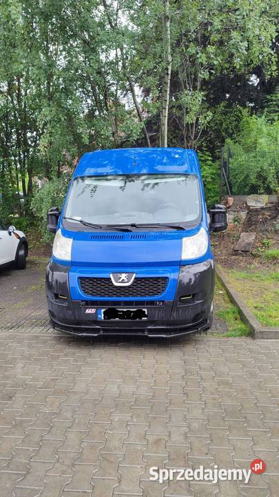 Peugeot Boxer Van Life Vanlife niebieski Wyry