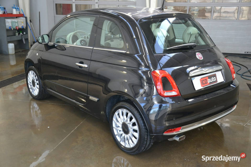 Fiat 500 lifcie 12 benzyna 70 panorama czarny 500 Kęty