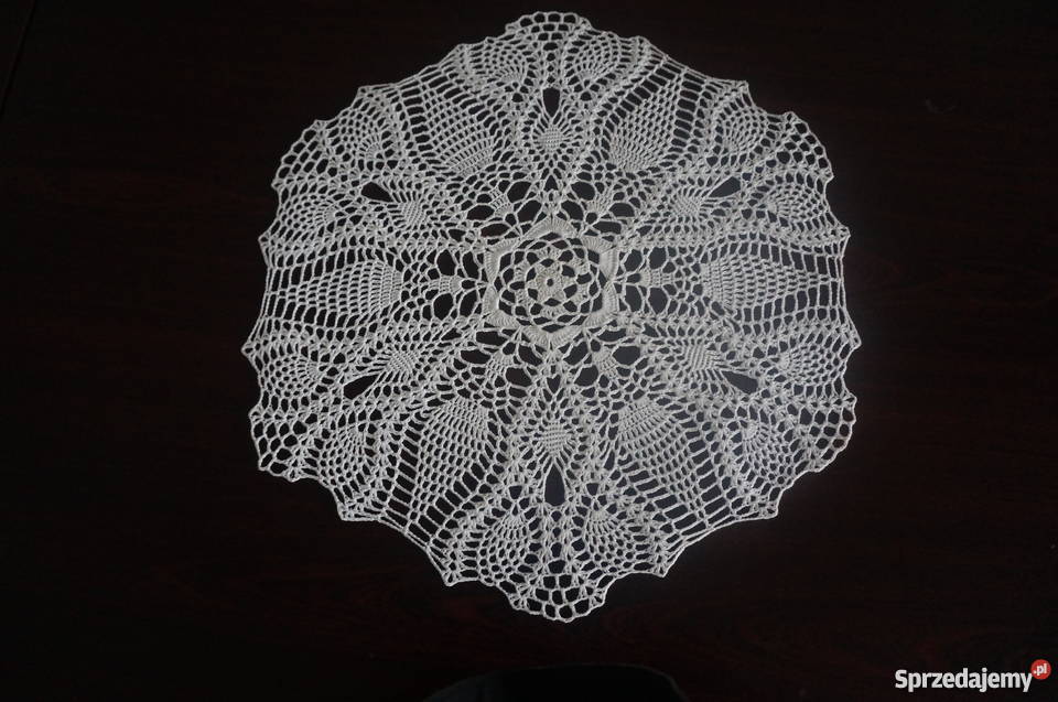 obrus serweta bieżnik szydełkowy rękodzieło sprzedam