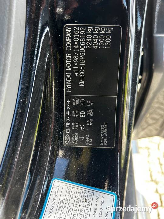 Raty Prywatnie Hyundai Santa Fe 24 4WD FV 23 czarny Wrocław