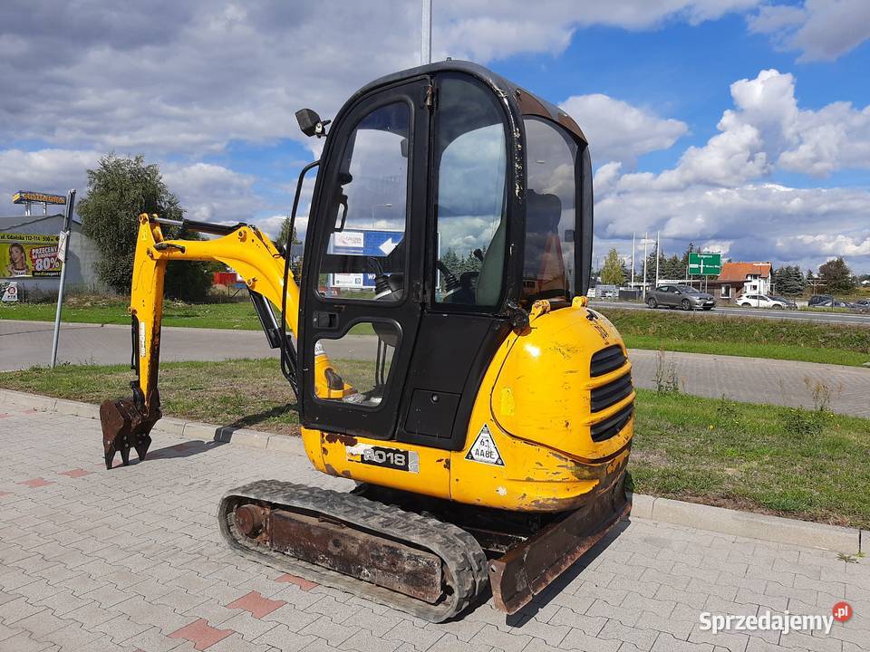 JCB 8018 2008r 3700mth możliwość finansowania Koparki Gniezno sprzedam