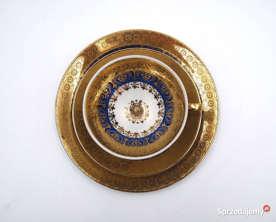 Piękny zestaw trio porcelana Winterling wielkopolskie Poznań