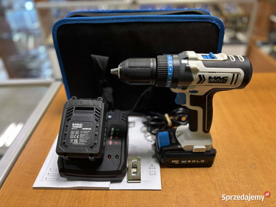 MacAllister Wkrętarka udarowa MCD18LI2 18V 35 Nm Elbląg sprzedam
