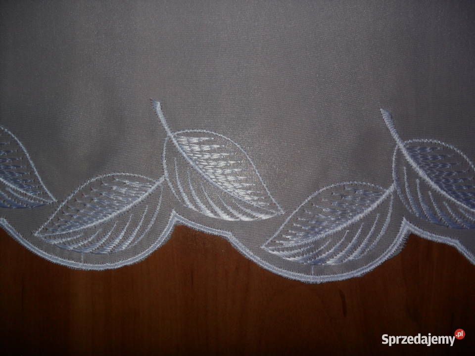 firanka krótka 73 woal haft biała dolnośląskie Wrocław