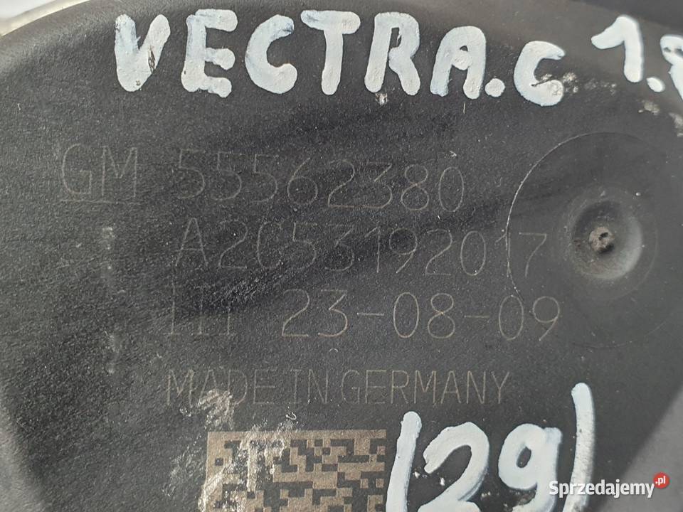 PRZEPUSTNICA Opel Vectra C 18 16V 55562380 Silniki i osprzęt Chełm
