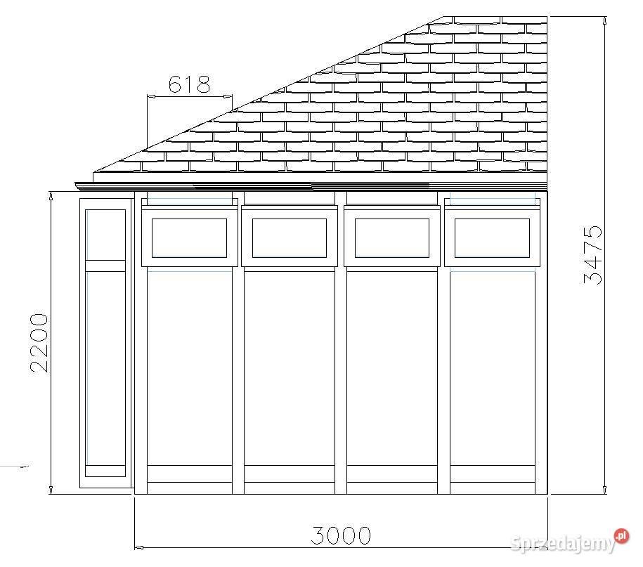 nowoczesny ogród zimowy zabudowa tarasu śląskie Skoczów