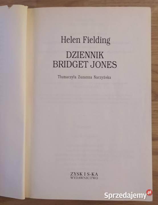 DZIENNIK BRIDGET JONES Helen Fielding miękka Hajnówka