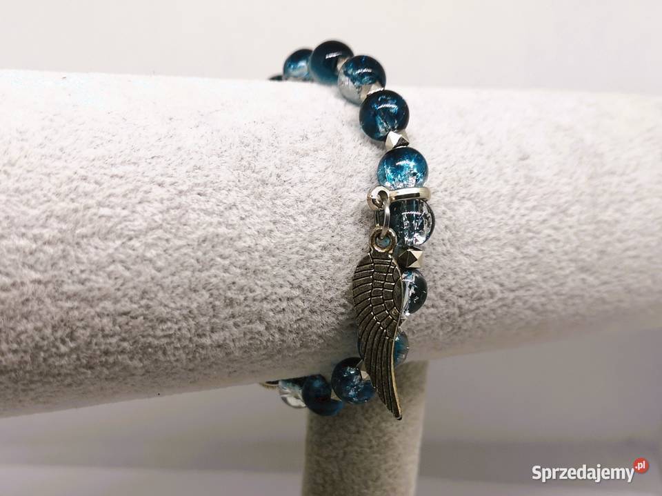 Bransoletka damska ze szklanymi koralikami i Kielce