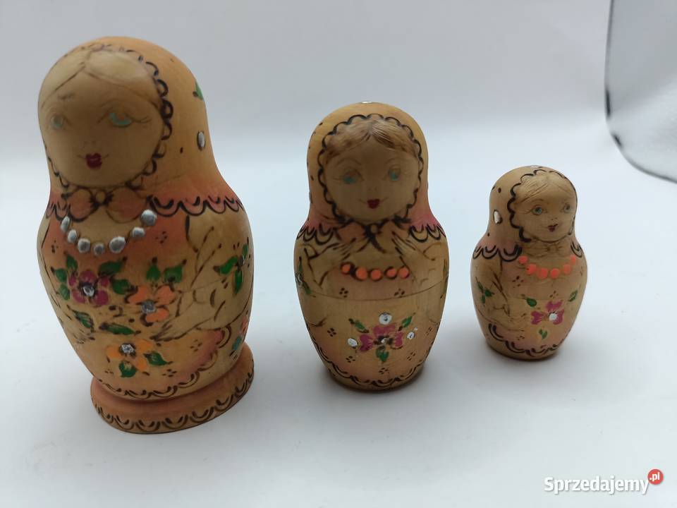 Matrioszka baba w babie ręcznie robione lalki lubelskie Zamość