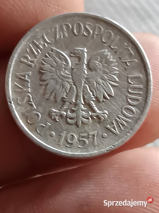 Sprzedam monete 20 groszy 1957 lekka skretka