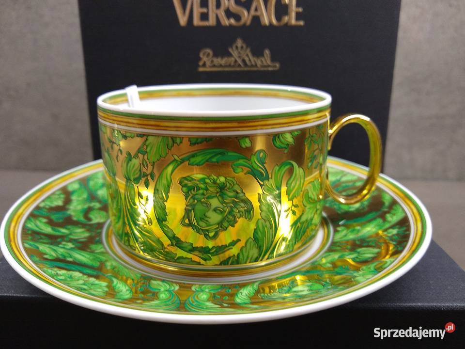 Filiżanka Rosenthal Versace Medusa Garland Green Kalisz