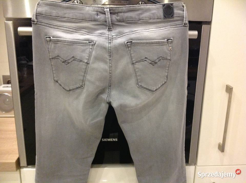 REPLAY Szare Spodnie Jeans Damskie r L W 29 L 34 Odzież damska lubuskie Nowa Sól