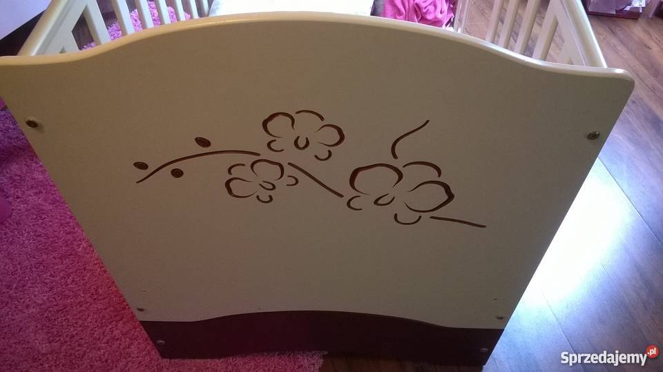 Meblik Orchidea Bordo łóżeczko 140 x 70 Meble Opole