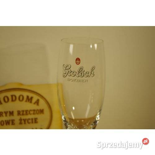 Grolsch Bockbier firmowy pokal do piwa