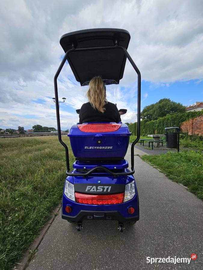 Elektryczny czterokołowy skuter Fasti 4 z dachem elektryczny Kraków