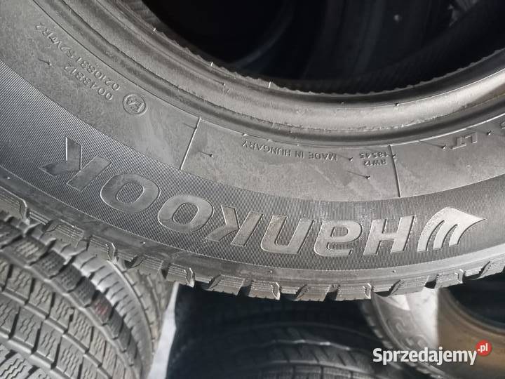4x Opona UŻYWANA ZIMOWA BUS 22565R16C HANKOOK Zaścianki
