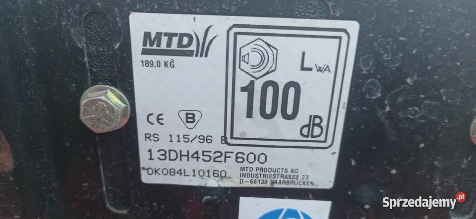 Traktorek kosiarka MTD Przeworsk