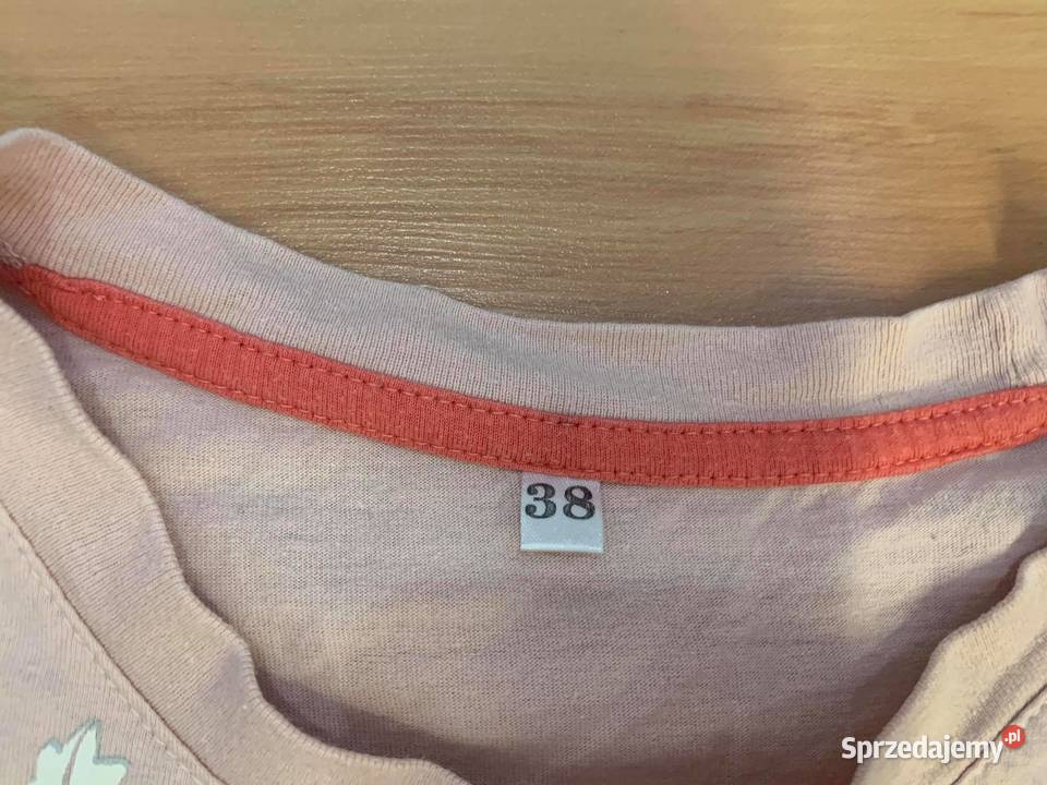 Tshirt bluzka koszulka z krótkim rękawem HIT różowy Jasło