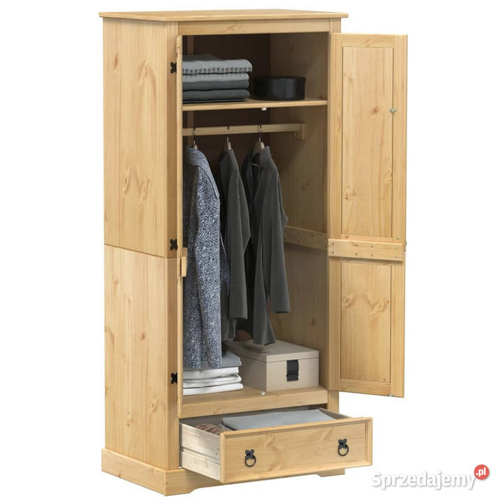 Szafa Corona 76x50x170 lite drewno sosnowe mazowieckie Warszawa