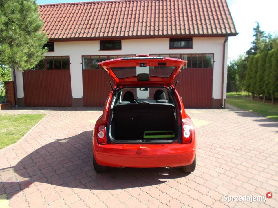 NISSAN MICRA 12 benz 2009 r2010 r 5 drzwi KLIMAT welurowa tapicerka łódzkie Uniejów