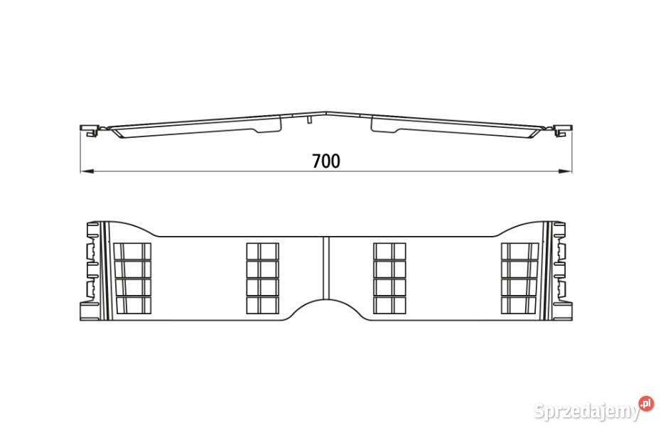 Łącznik dachu Sesam L692 mm Slimliner 3S Pozostałe Motoryzacja Przysieka Polska