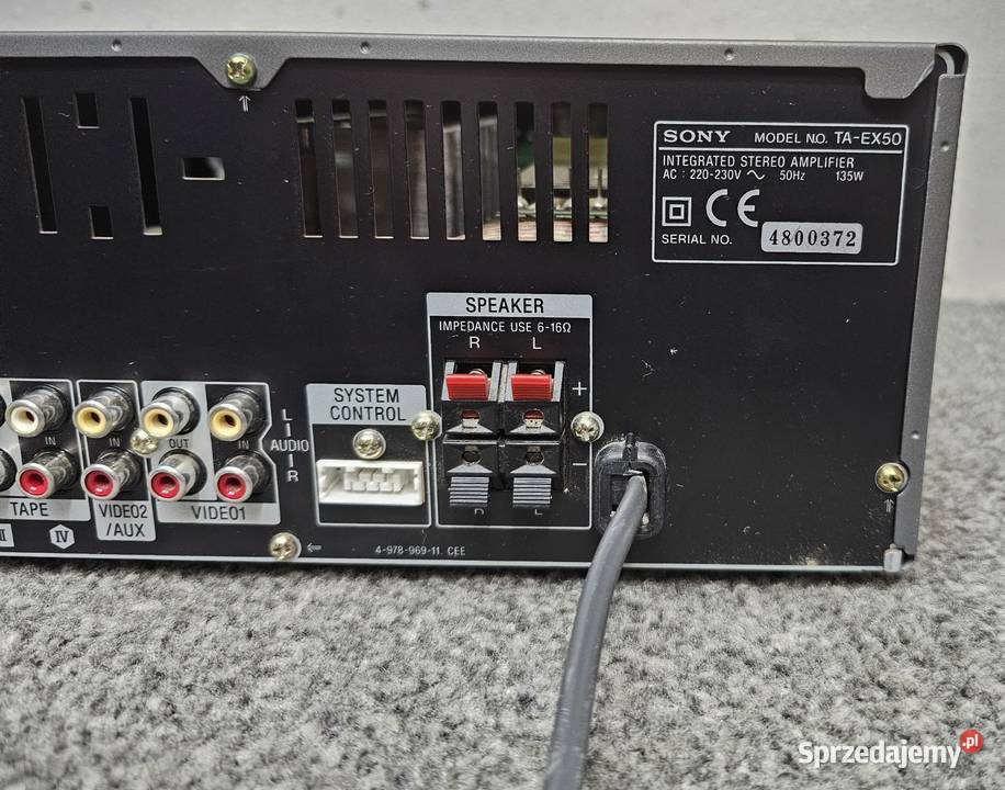 Wzmacniacz stereo Sony TAEX50 pilot sprawny
