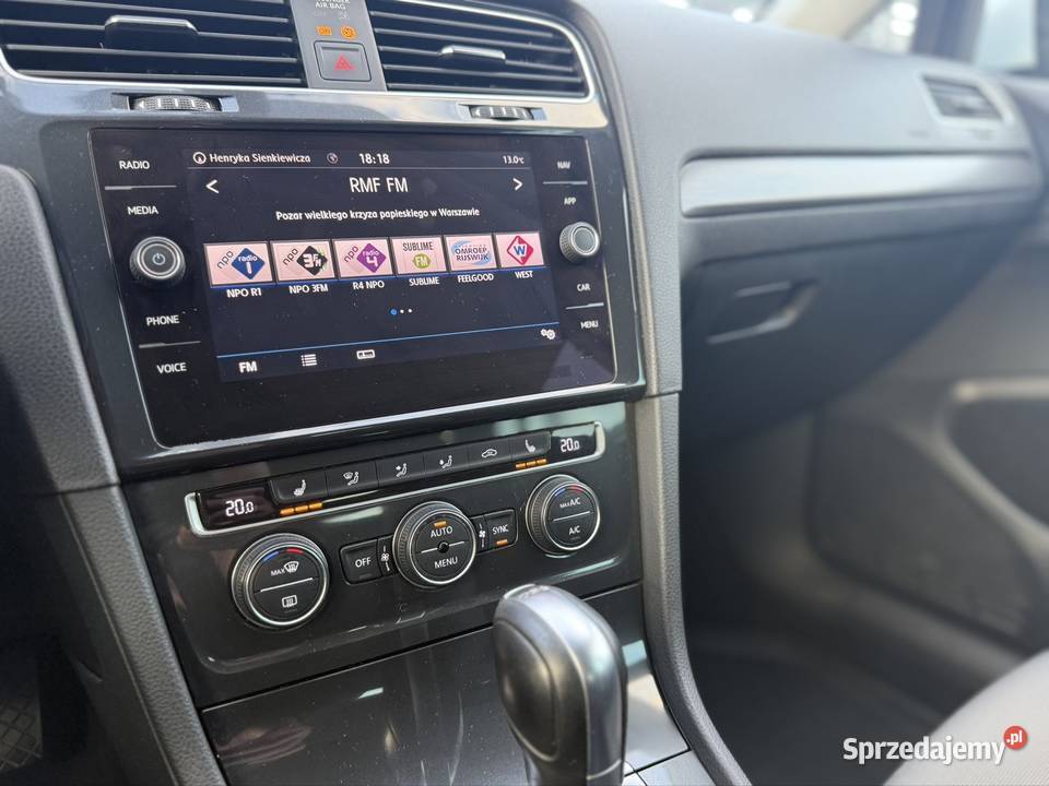 VW Golf 7 Highline 2018 16 TDI DSG ACC Virtual elektrochrom. lusterka boczne Samochody osobowe Brwinów