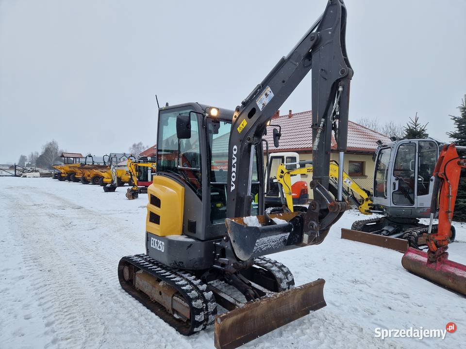 Minikoparka Volvo ECR 25D 25 tony 2019r 1900mtg Ryżki