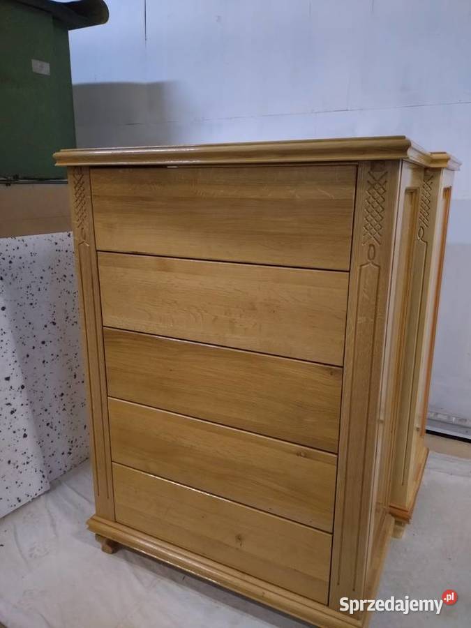 KOMODA DĘBOWA NOWA Producent mebli z litego