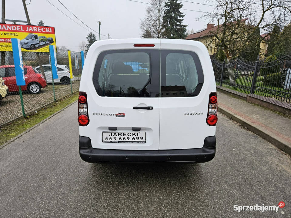 Peugeot Partner Brygadówka Opłacona Zadbana immobilizer Peugeot Kisielice