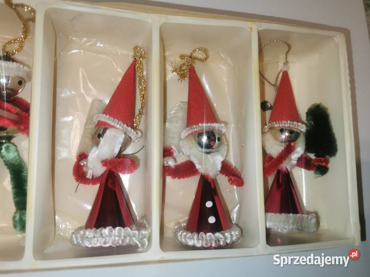 Bombki na choinkę PRL Pajacyki muchomory serca Piastów sprzedam