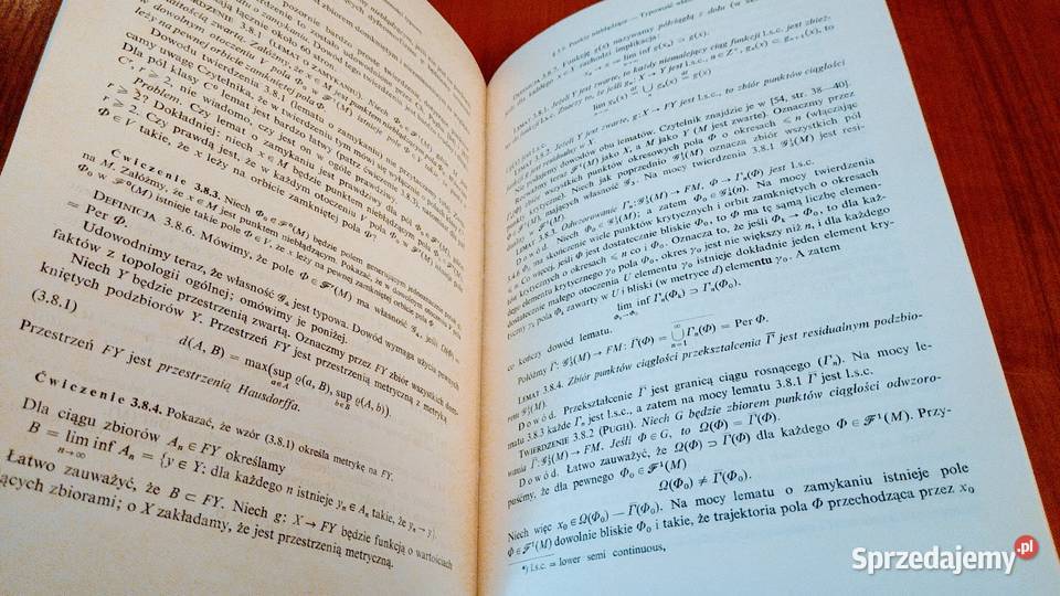 Wstęp do teorii gładkich układów dynamicznych Książki naukowe i popularnonaukowe Gdańsk sprzedam