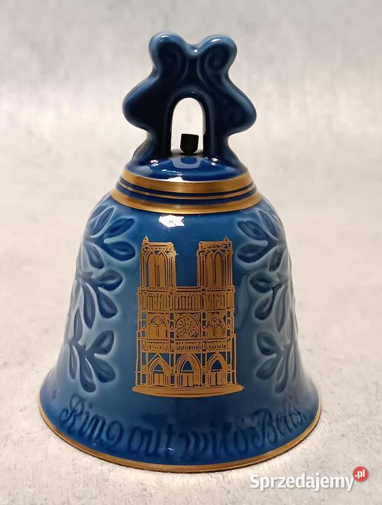 BG Bing Grondahl Katedra NOTRE DAME Dzwonek Porcelana i szkło