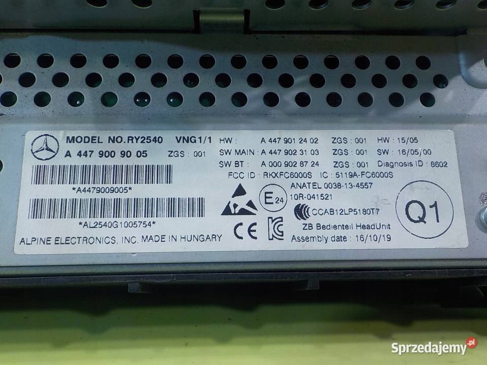 MERCEDES VITO W447 III 16 CDI 16r LONG radio Suków sprzedam