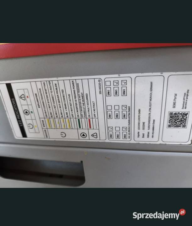 Falownik goodwe 5KW do negocjacji Przeworsk