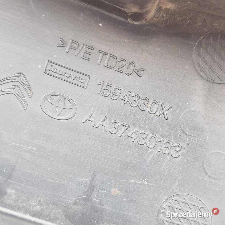 PEUGEOT EXPERT 4 IV CITROEN JUMPY ŚLIZG ZDERZAKA Karoseria Bieleń