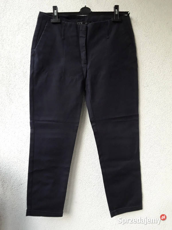 Klasyczne spodnie granatowe r42 Zara Basic Warszawa