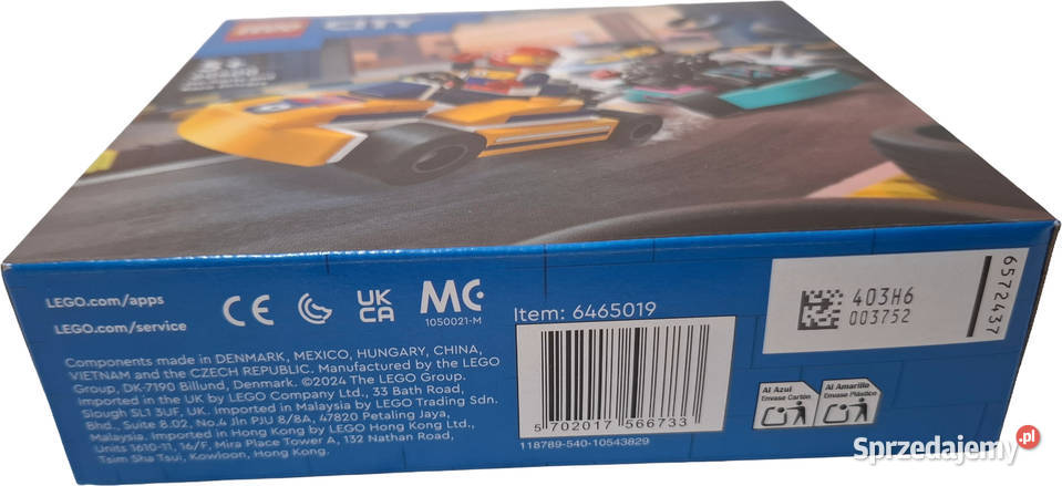 Klocki Lego City Gokarty i kierowcy wyścigowi Lego Czeladź